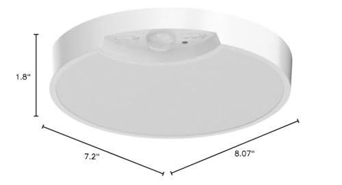 Motion Sensor Ceiling Light, 2 Pack Rechargeable LED, 3 Color Temperatures J333987
