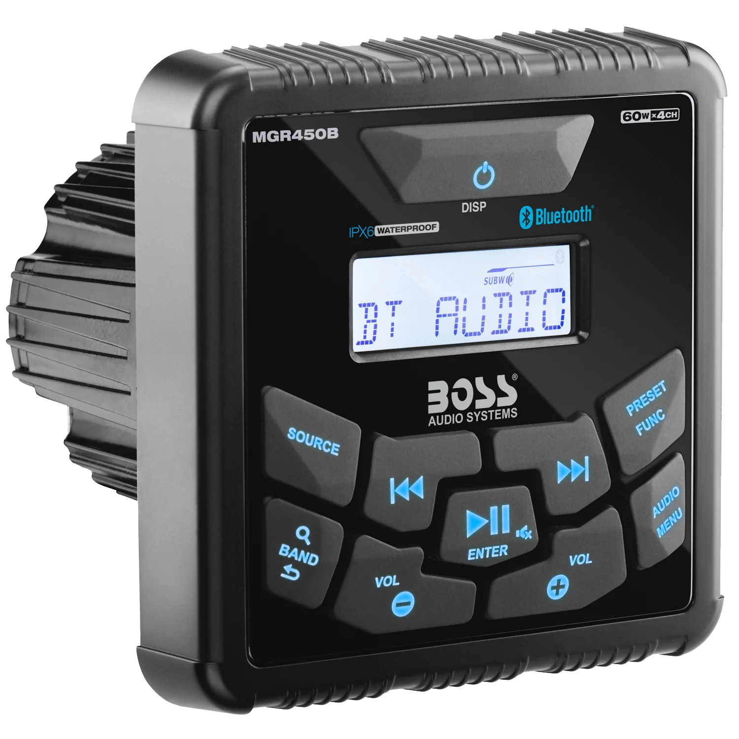 BOSS Audio MGR450B Marine Bluetooth MP3 Radio Stereo Boat Audio Receiver Player