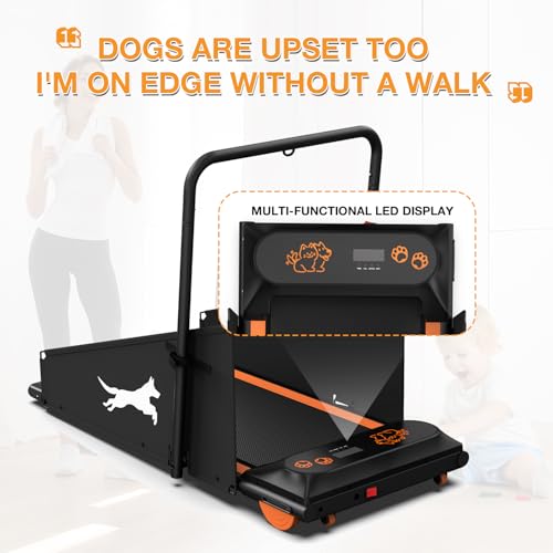 Dog Treadmill for Small and Medium Dogs with Remote Control and LCD Display H10038