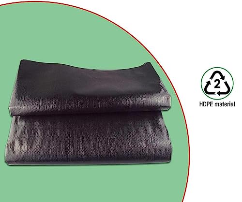 Black HDPE Pond Liner 0.13mm UV Resistant 10x10m H41540