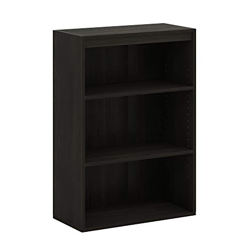 3-Tier Open Shelf Bookcase, Americano E787305