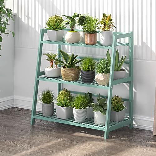 Wood Plant Stand Ladder Flower Pot Display Rack E67085