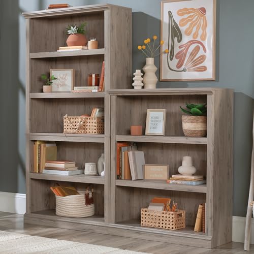 5 Tier Book Shelf Wooden Bookcase for Home Office Living Room C105