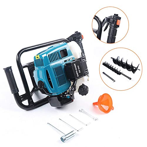 52cc Gas Powered Earth Auger Post Hole Digger with 4/6/8 Inch Bits O756142