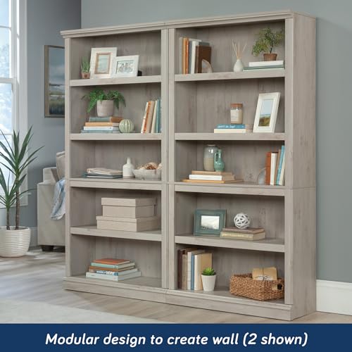 5 Tier Book Shelf Wooden Bookcase for Home Office Living Room C105