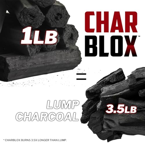 10LB Natural Grilling Charcoal Logs for BBQ and Smoker V557