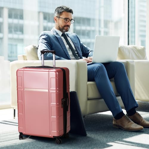 Luggage Expandable 3 Piece Set Suitcase with TSA Lock Spinner Wheels 20/24/28in S545211