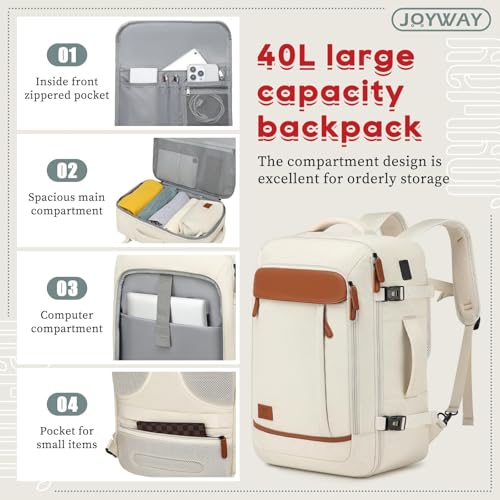 Expandable Carry-On Luggage Set, Lightweight Hard Shell 20 Inch with Spinner Wheels M12570