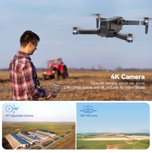 Drone with 6K Camera, 3-Axis Gimbal, 70-Min Flight Time, 10000ft FPV Transmission O887483