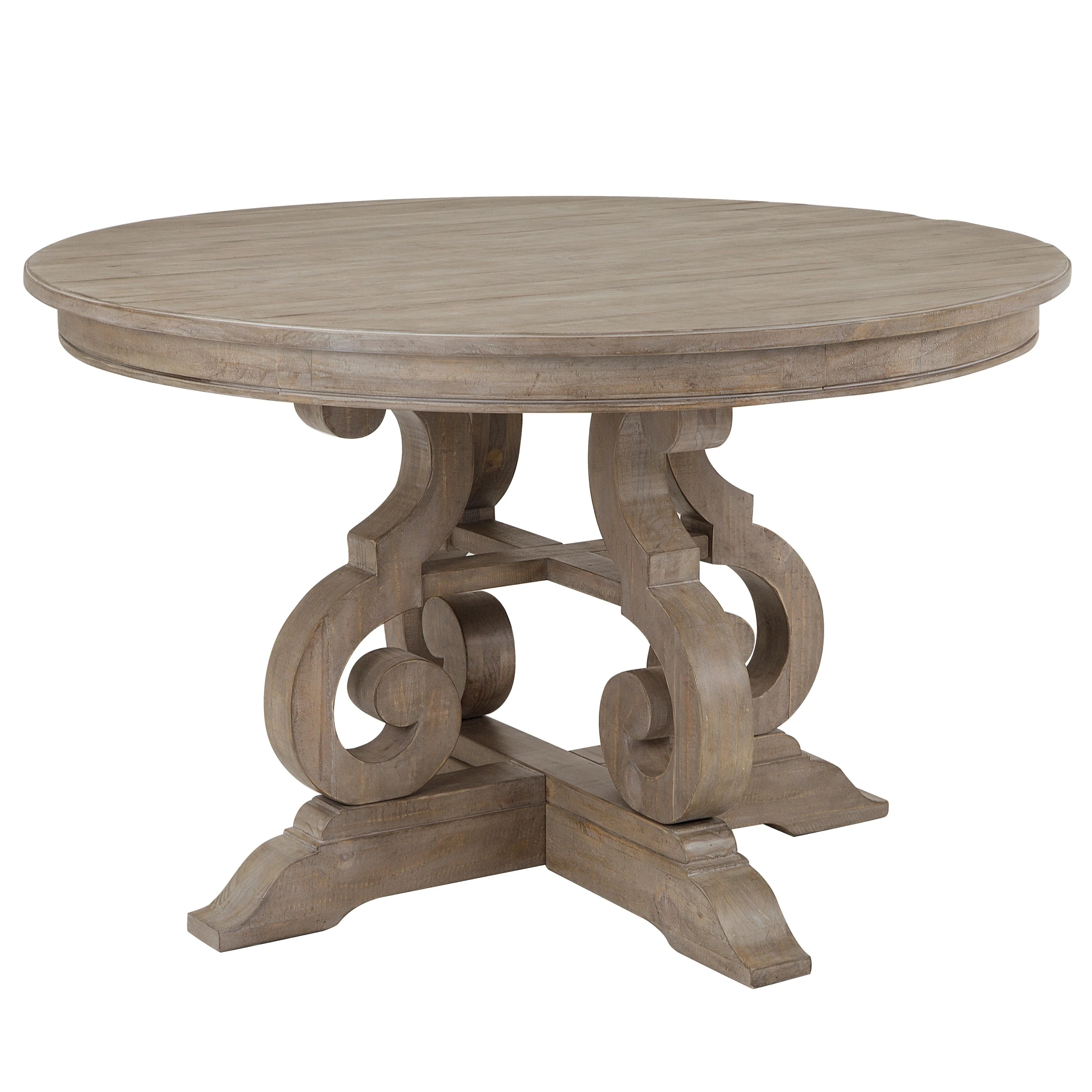 The Gray Barn  Manderley Traditional Dove Tail Grey 48-inch Round Dining Table - dove tail grey - dove tail grey
