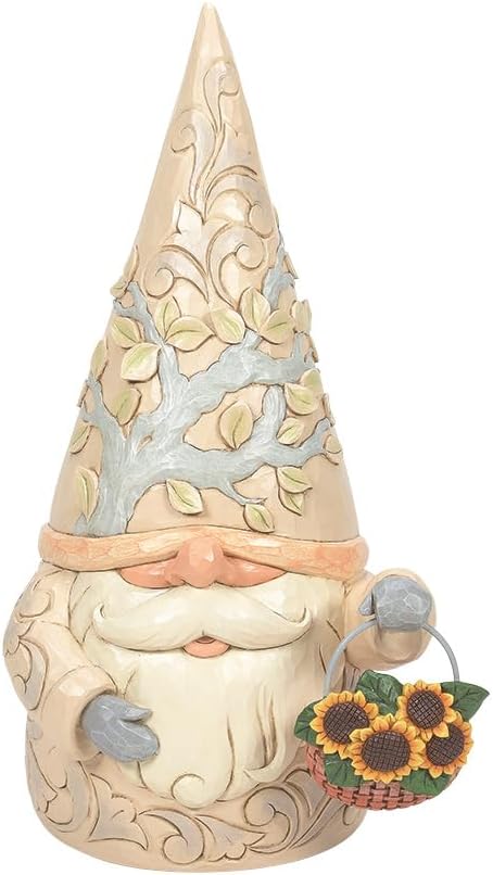 Four Seasons Gnome Statue with 4 Baskets Figurine W8014