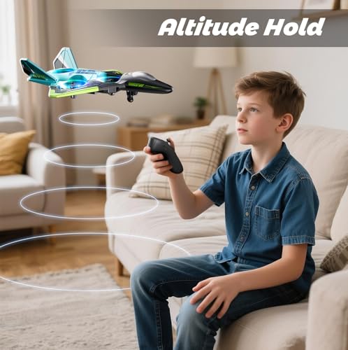 RC Plane with Camera, Foam Remote Control Drone for Kids and Adults V58020