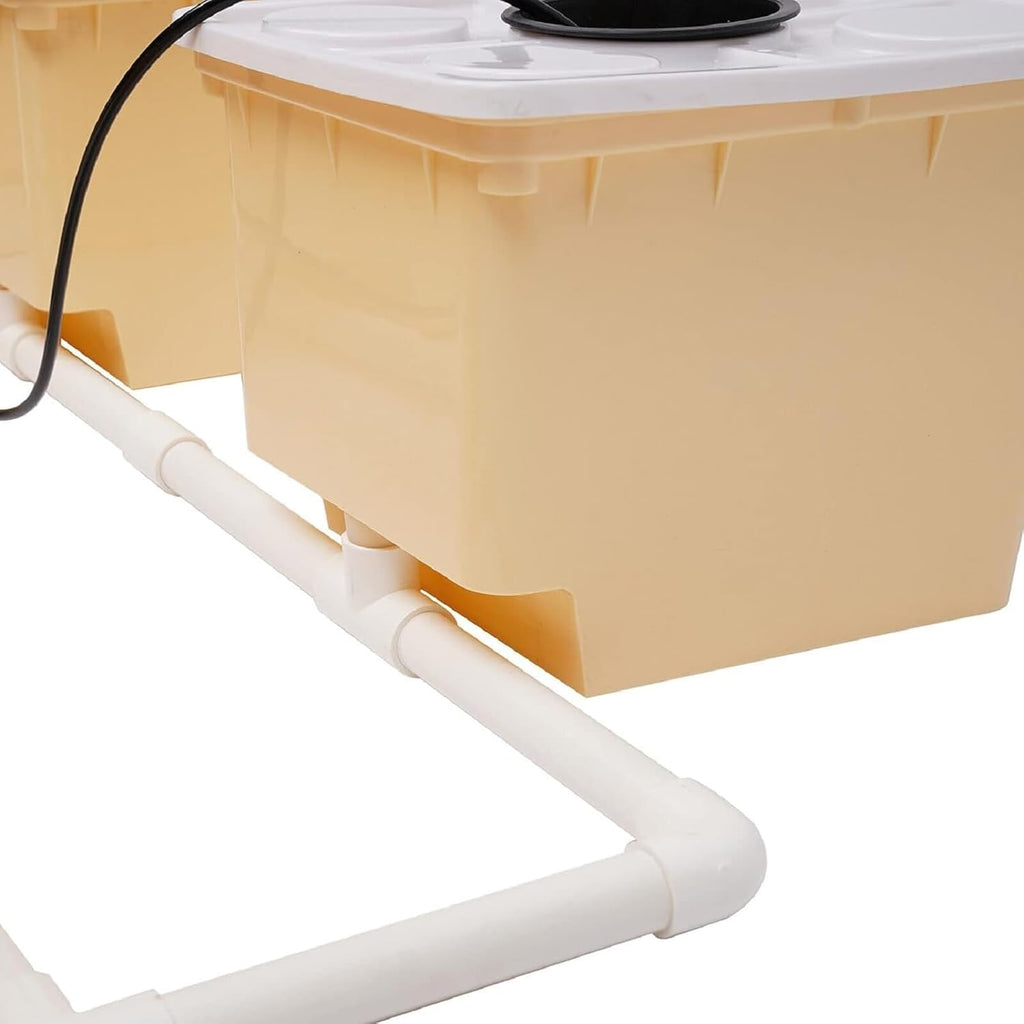 Hydroponics System, 2.91 Gallon Deep Water Culture Growing Kit with 5 Buckets C164223