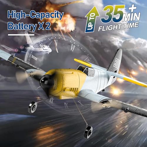 3 Channel Remote Control Airplane with 6-axis Gyro, RTF for Beginners V147