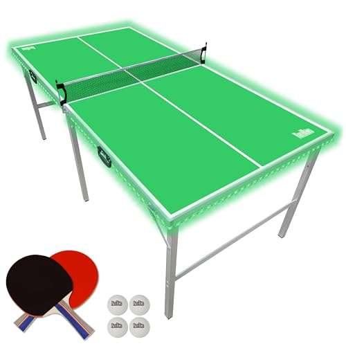 6 ft x 3 ft Portable Folding Ping Pong Table for Indoor Outdoor A180928