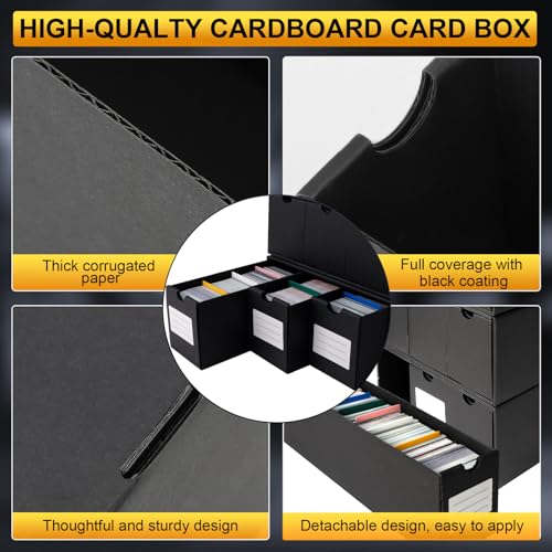 Toploader Storage Box for 3" x 4" Cards, 12 Drawer Organizer with Dividers G212877