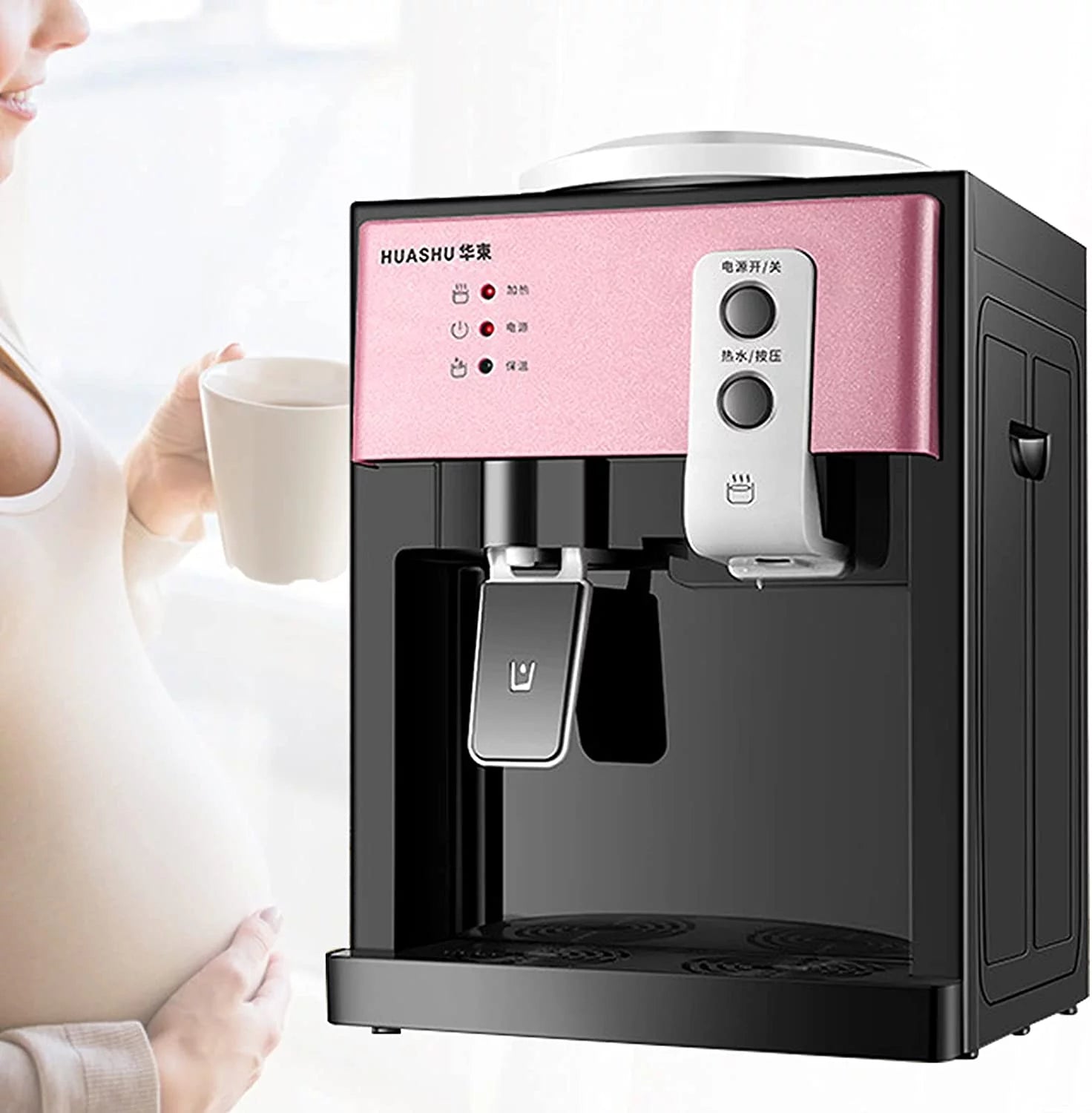 Electric Desktop Water Cooler Dispenser Hot and Cold X659