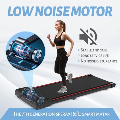Walking Vibration Pad with APP, 3 in 1 Under Desk Treadmill, Low Noise with Remote Control V76557