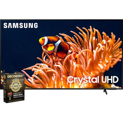 65 Inch Crystal UHD LED 4K Smart TV with 2 Year Protection Pack T851616