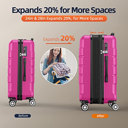 Expandable Luggage Set with TSA Lock A418040