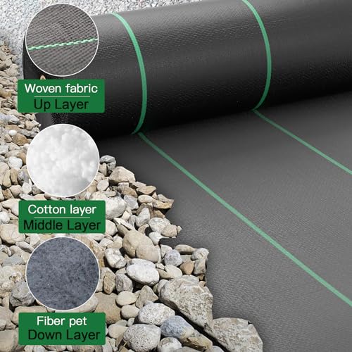 Weed Barrier Landscape Fabric Ground Cover 4ft x 100ft W2274