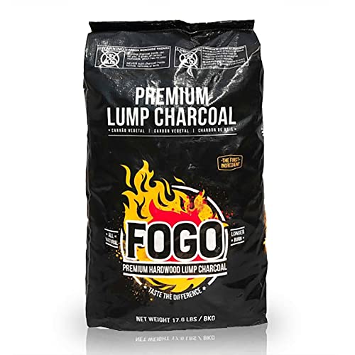 Oak Lump Charcoal for Grilling and Smoking, 17.6 lb Bag V54657