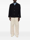 SANDRO buttoned wool worker jacket