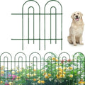 AMAGABELI GARDEN & HOME 35 panels Decorative Garden Fences and Borders for Dogs 18in(H)×50ft(L) No Dig Metal Fence Panel Garden Edging Border Fence For Animal Barrier Fencing for Flower Bed Yard Small