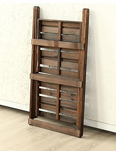 Solid Wood Folding Flower Pot Stands for Balcony Living Room D875