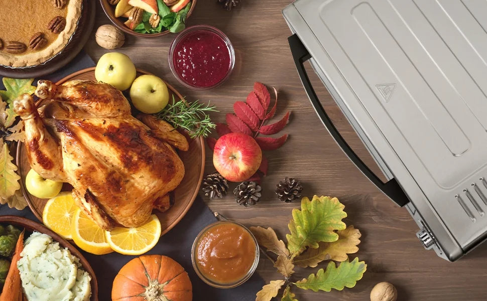 Air Fryer Toaster Oven 12-in-1 Countertop Convection Oven, 34 QT, Stainless Steel W674