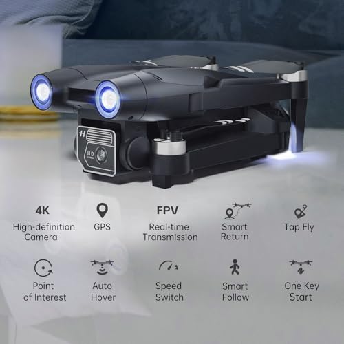 GPS Drone with 4K UHD Camera for Adults, 90 Min Flight Time B309279