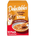 Lickable Wet Cat Treats for Adult & Senior Cats, Variety Pack, 30 Count C7744