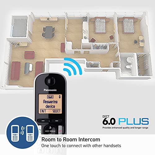 Expandable Cordless Phone System with Answering Machine and Call Block P889