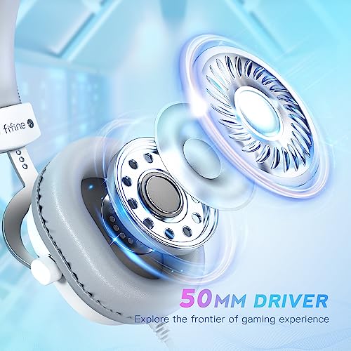 PC Gaming Headset with 7.1 Surround Sound, Detachable Microphone, Over-Ear Wired P287208