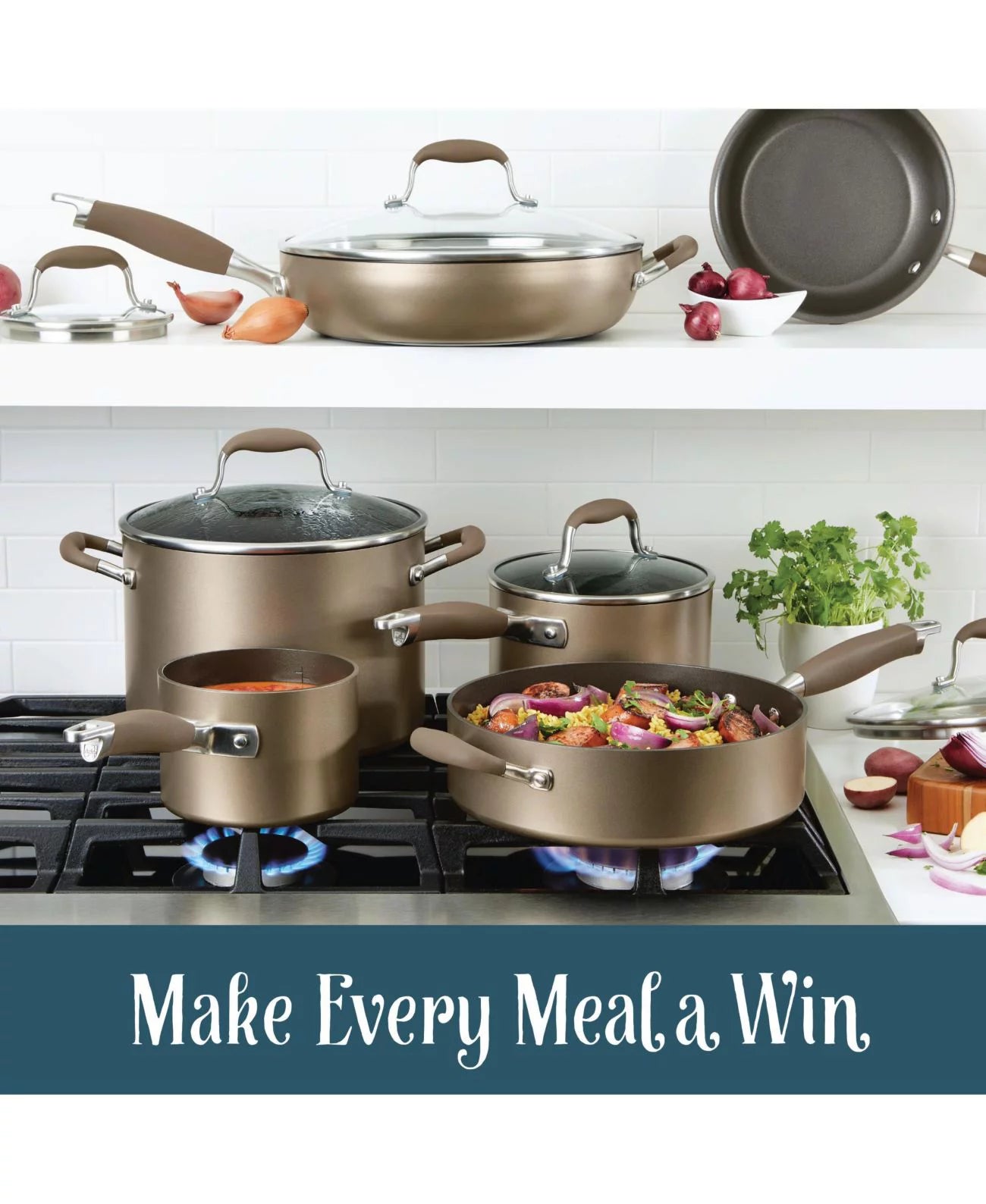Nonstick 11-Piece Cookware Set G11854