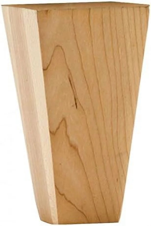 Cabinet Furniture Leg Shaker Tapered Bun Foot Maple H142210