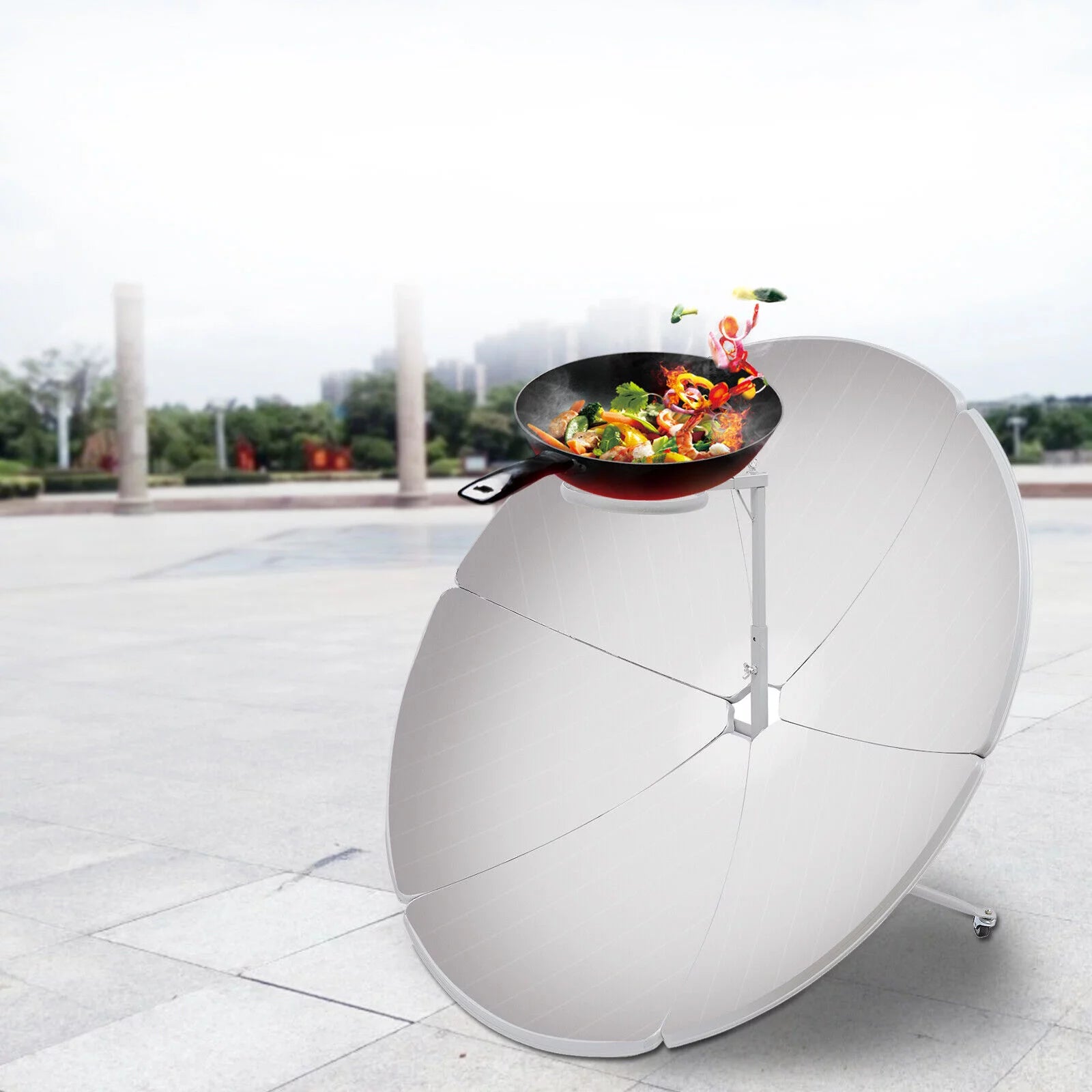 Parabolic Solar Cooker for Outdoor Camping W663250