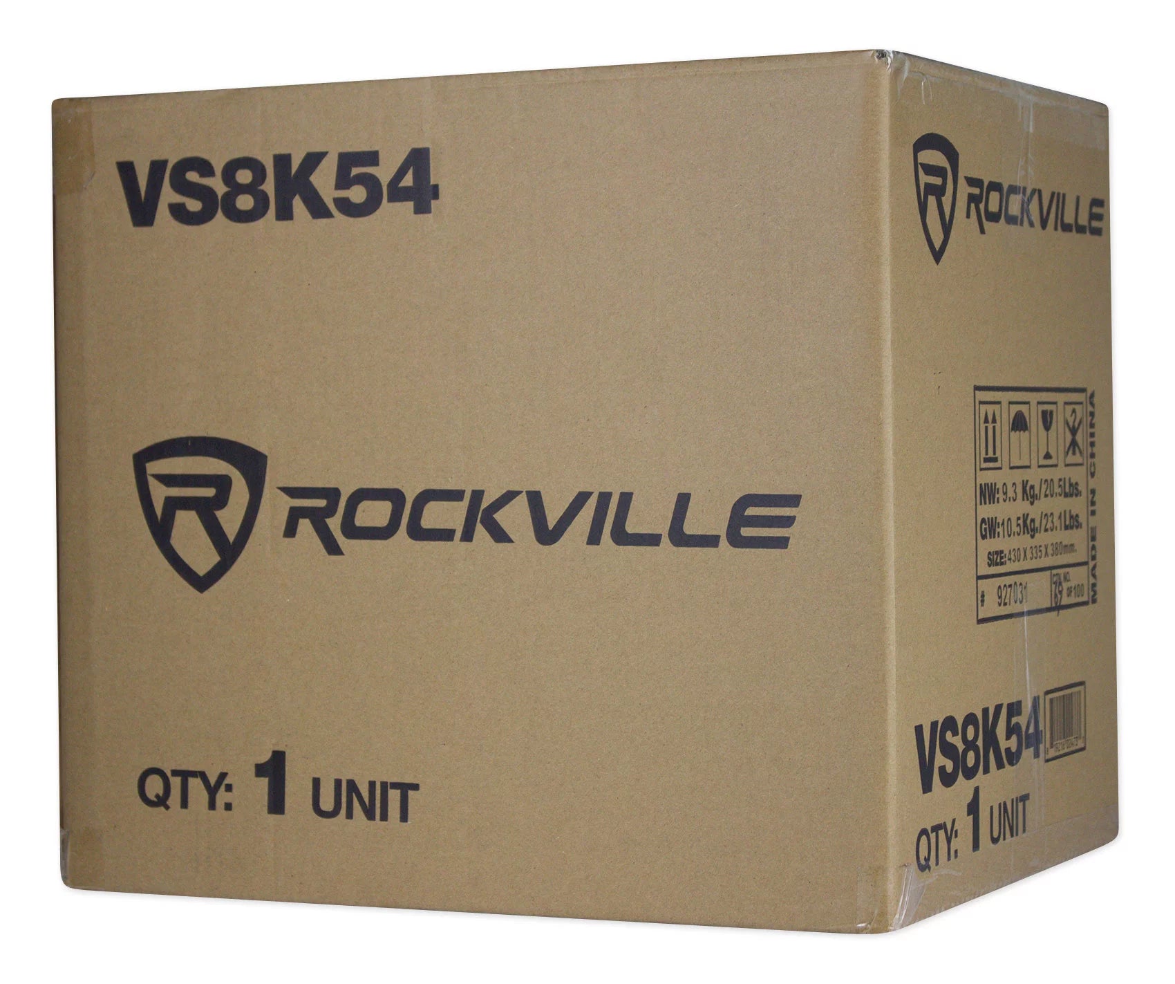 8" 800W Car Subwoofer with Vented Enclosure Box A284