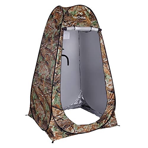 Your Choice Privacy Tent - Pop Up Shower Changing Toilet Tent Portable Camping Privacy Shelters Room 6.2 FT Tall with Carrying Bag for Outdoors Indoors
