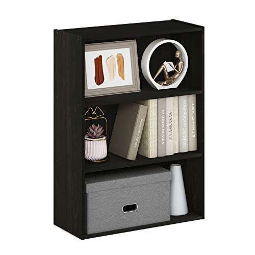 3-Tier Open Shelf Bookcase, Americano E787305