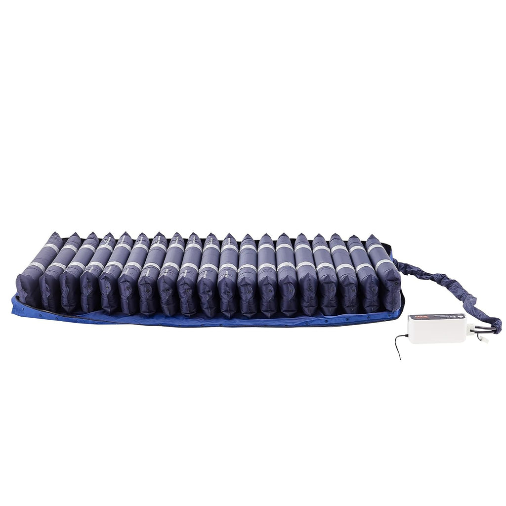 Alternating Air Pressure Mattress, Dual-Layer Pad for Hospital Beds, 450LBS Capacity with Electric Quiet Pump H2199