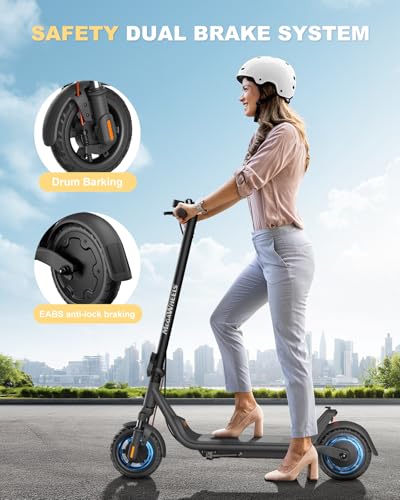 Electric Scooter with Front Suspension, 8.5" Solid Tires, 300W Motor B94076