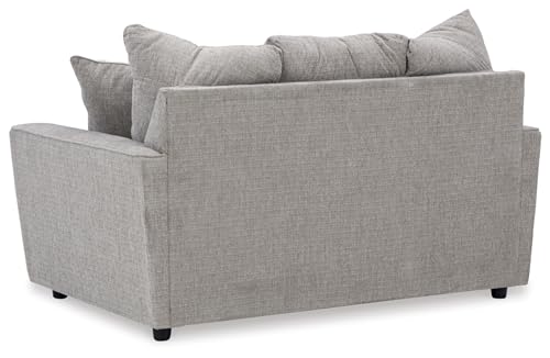 Casual Loveseat with Flared Arms, Gray E735987