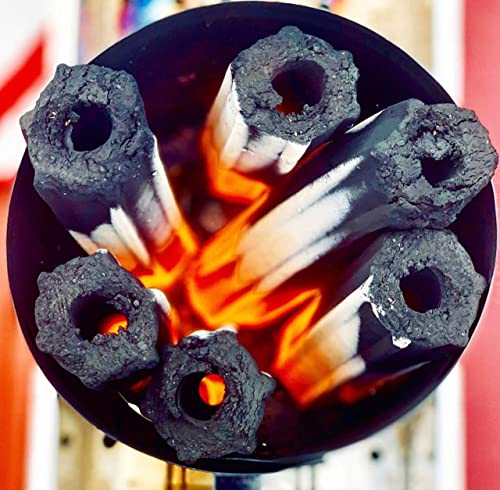 10LB Natural Grilling Charcoal Logs for BBQ and Smoker V557