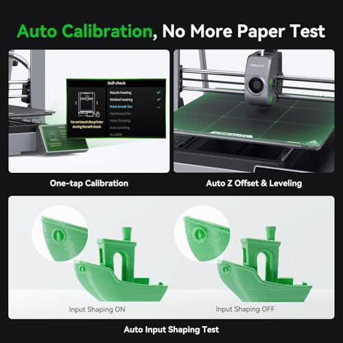 3D Printer, 600mm/s High-Speed with AI Camera and Silent Mode K204