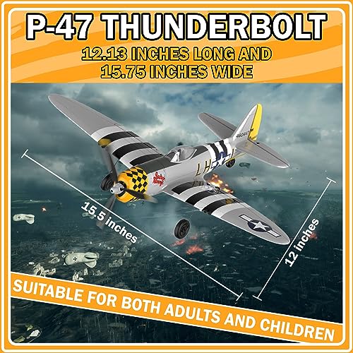 RC Plane 4-CH Remote Control Airplane Ready to Fly with Stabilization System for Beginners O911903
