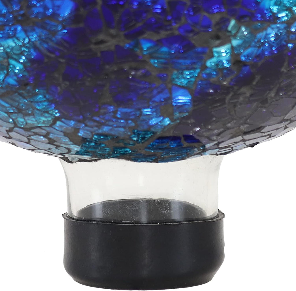 Crackled Glass Gazing Globe 10-Inch Indoor/Outdoor L775602