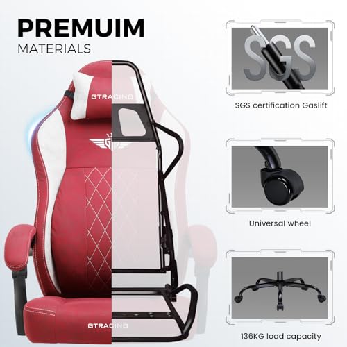 Big and Tall Gaming Chair with Breathable Fabric and Lumbar Support U62154