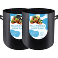 5 US Gallon 8 Pack Tall Grow Bags for Vegetables, Heavy Duty Nonwoven Aeration Fabric Deep Grow Pots with Handles