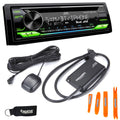 JVC KD-T910BTS - CD Receiver w/ Bluetooth, USB, Amazon Alexa + Included SirusXM SXV300 Satellite Radio Tuner